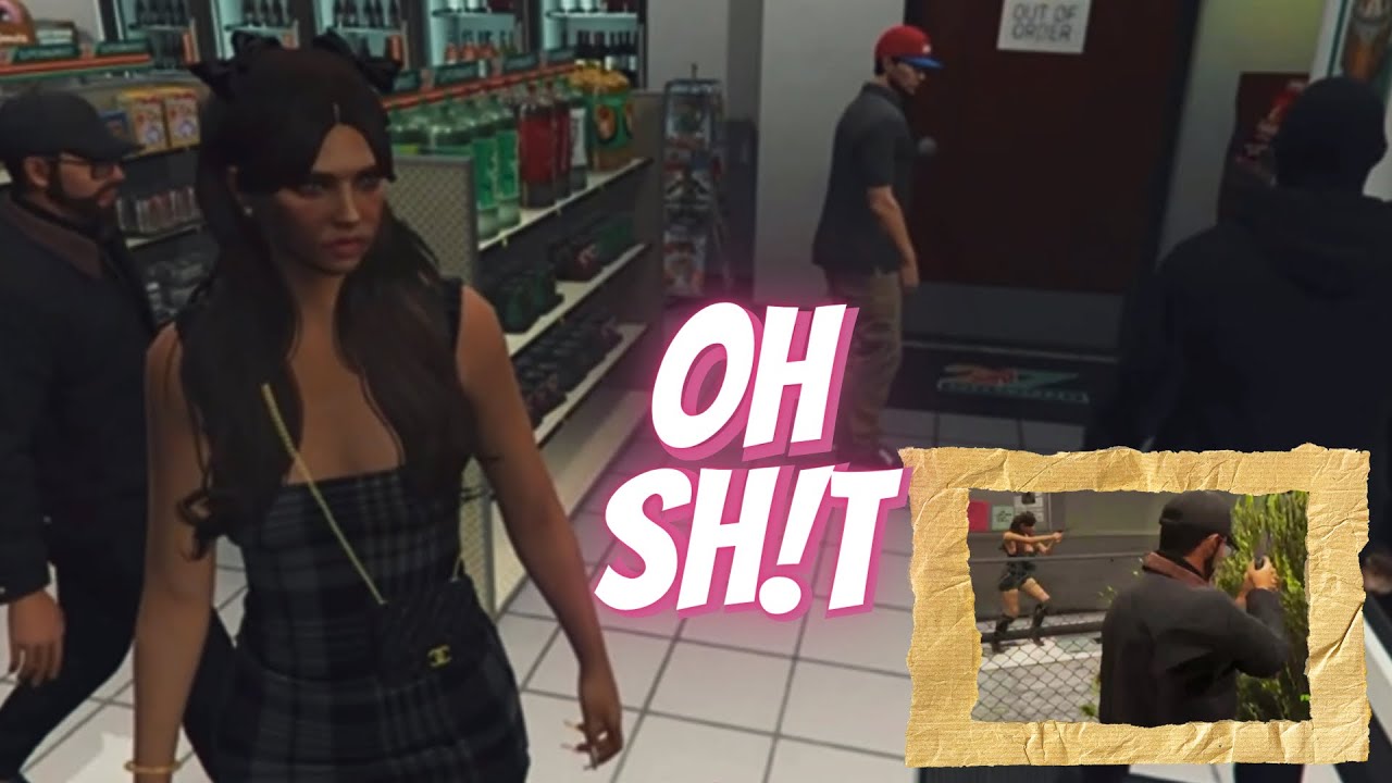 Carmella and CG store robbery ends in shootout with Static Gang | Prodigy RP | Prodigy 1.0
