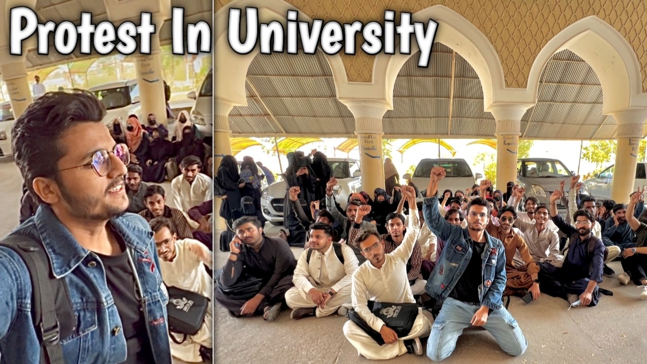 UNIVERSITY OF SINDH PROTEST DAY 🤕 | Administration Office Ke Samne Protest 🙏🏻