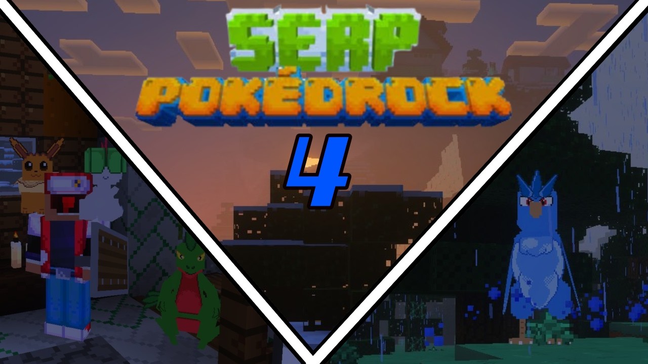 ¿¡ARTICUNO!? ¡Pokecraft!  | Día 4 | Serp Pokedrock Minecraft 🔥🐉