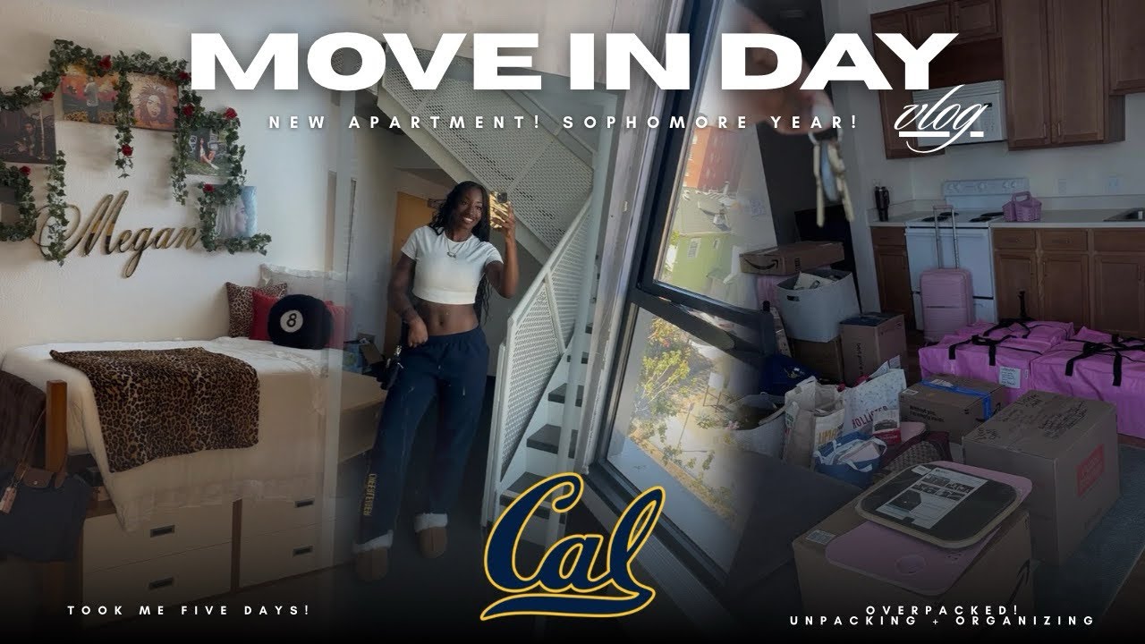 COLLEGE MOVE-IN VLOG @ UC BERKELEY *sophomore year*
