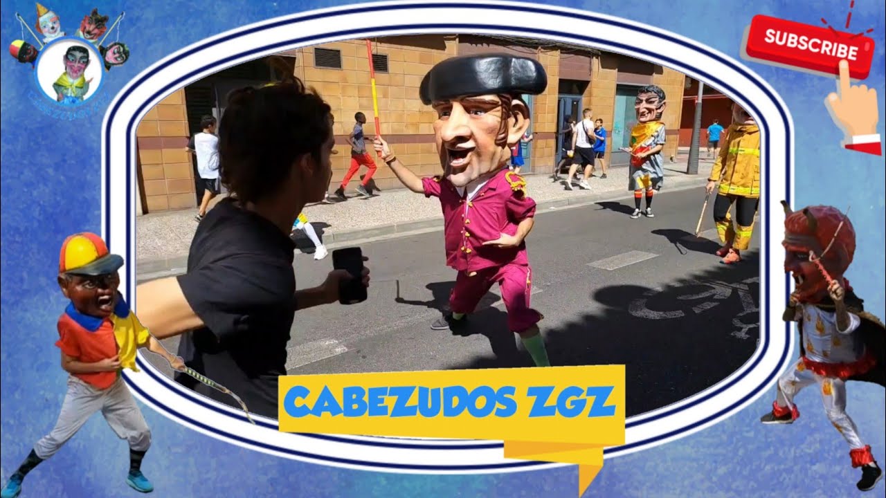 Cabezudos Las Fuentes (Mañana 27-08-2022)