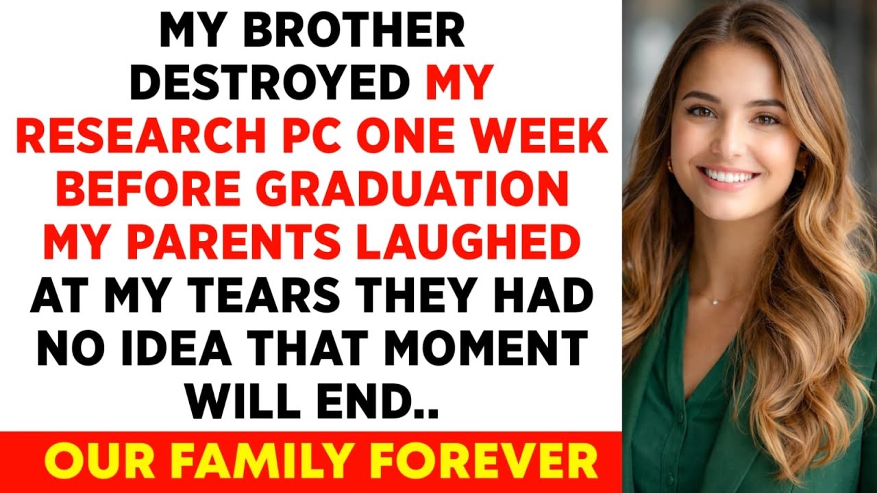 My Brother Destroyed My Research PC One Week Before Graduation. My Parents Laughed At My Tears...