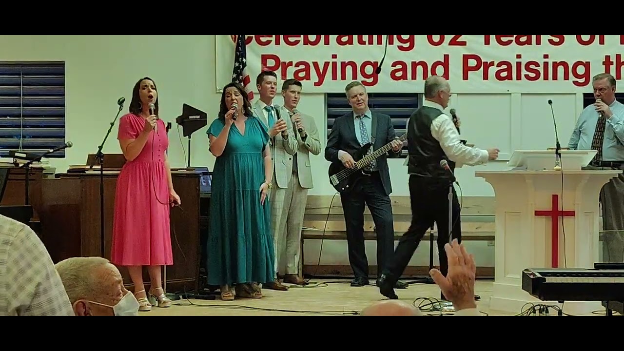 Dr. Joe Arthur singing at the Taylorsville Baptist Camp Meeting.  June 17, 2025.