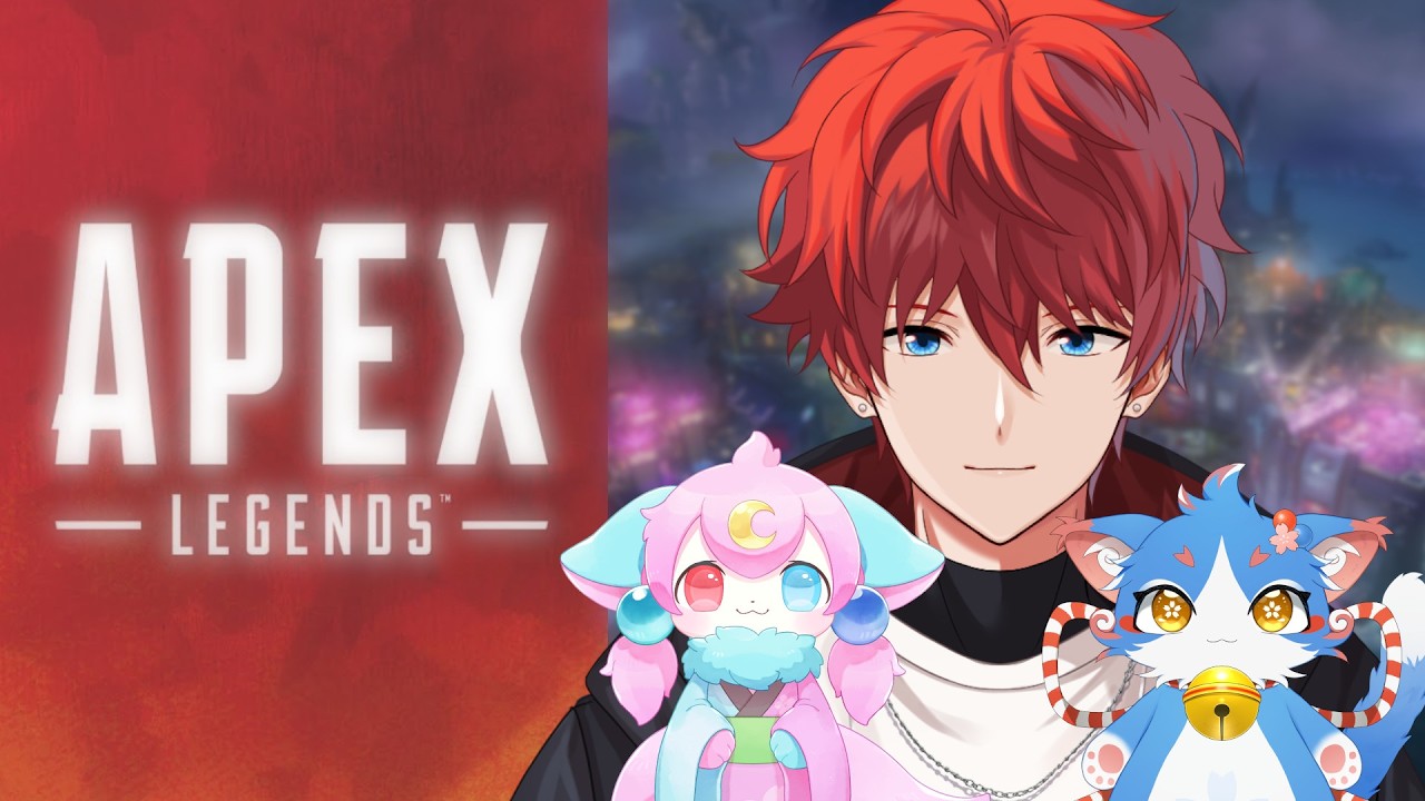 【#APEX】チョコ色の鉛を打ち込みに行くぞ！　w/蒼桜猫こま3/和風ネコ3【夏空雷音＃Vtuber】