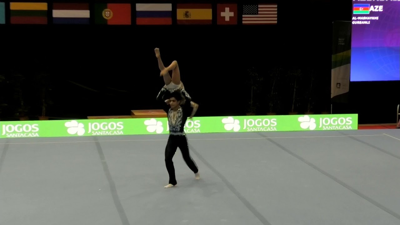 Maia FIG Acro WorldCup 2019 | MxP AZE1 Bal GURBANLI & AL MASHAYKH