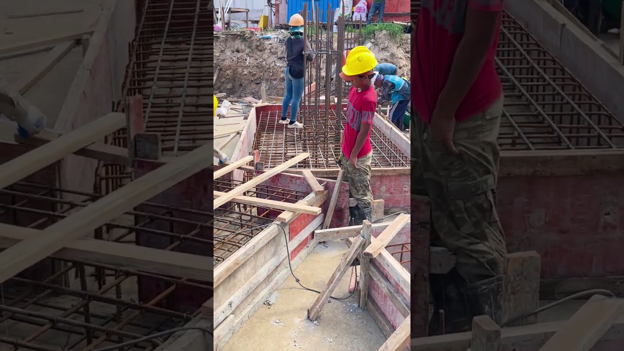 Footing rebar and formwork installation 