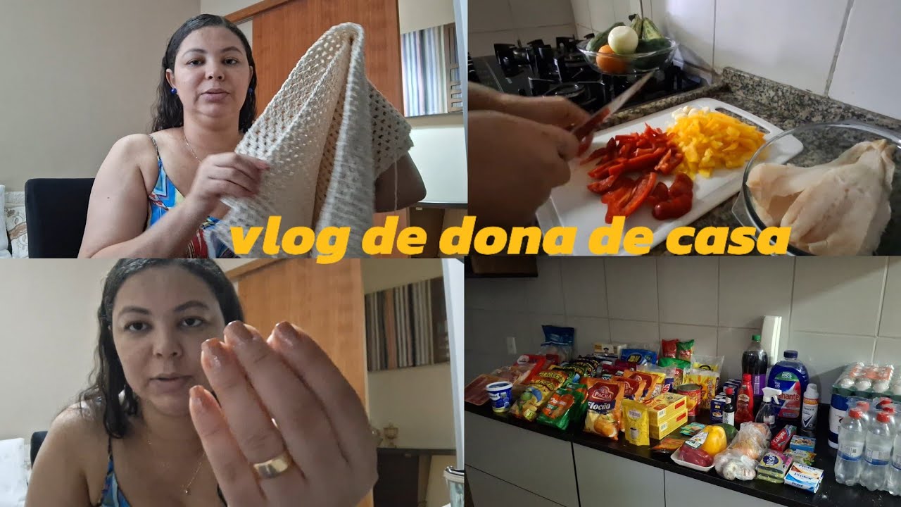 Vlog das compras | Almoço delicioso 😋 