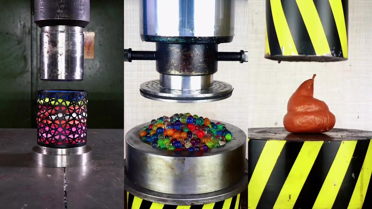 Top 100 Most Satisfying Hydraulic Press Crushes | Ultimate Crushing Moments Compilation #asmr
