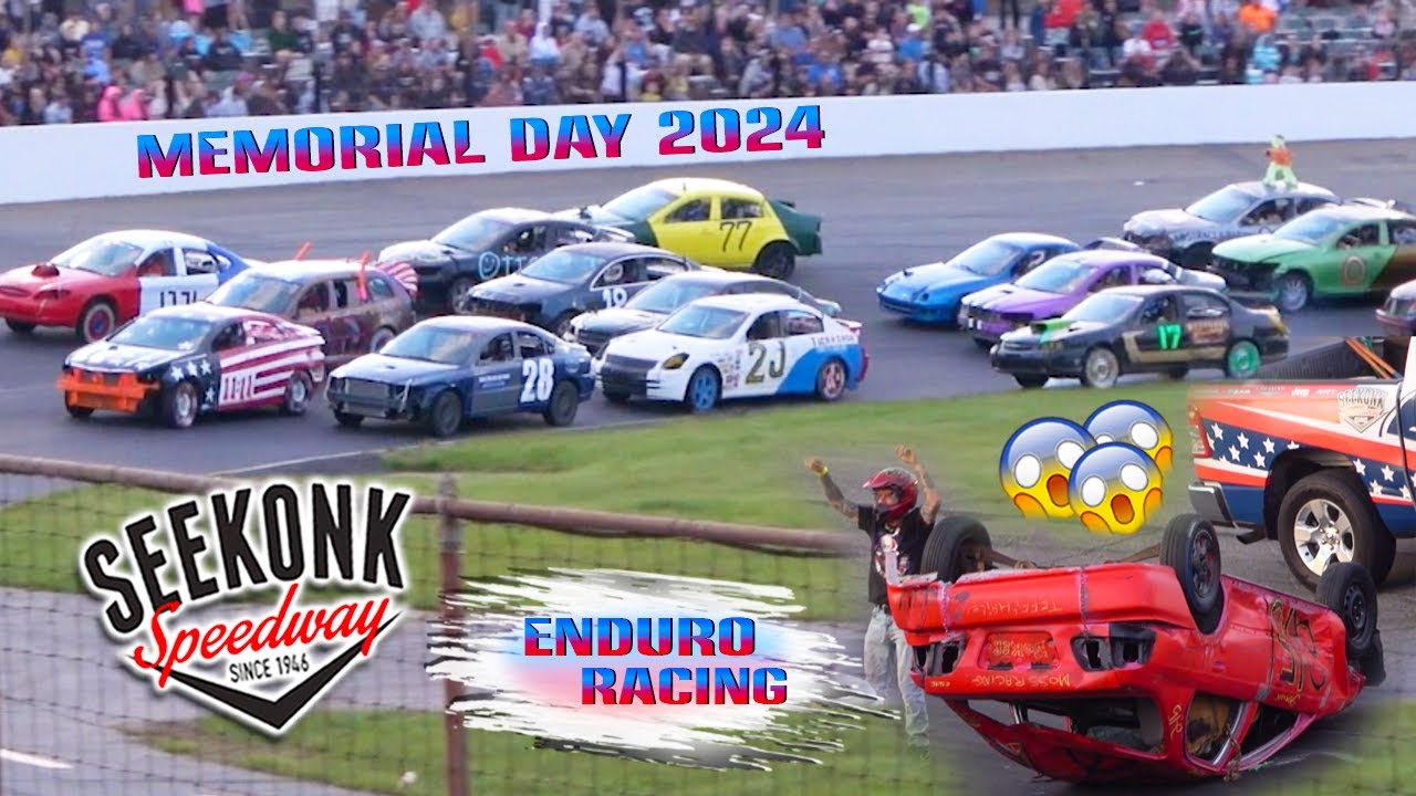 Memorial Day Thrill Show Enduro Racing 2024 Seekonk Speedway!!!