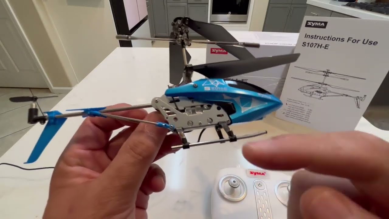 Обзор вертолета с дистанционным управлением SYMA S107H E с функцией удержания высоты. Легко управ...