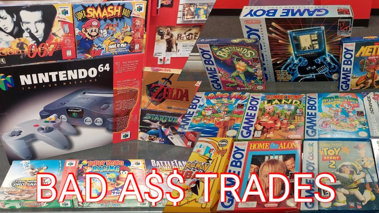 One of the best trades ever brought in. Bunch of CIB GAMES.