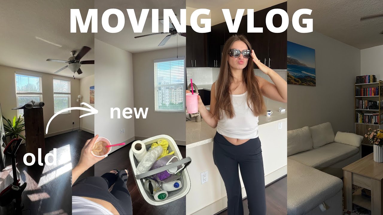 Moving Vlog pt. 2 📦🏠 Unpacking the New Apartment + Saying Goodbye to the Old One