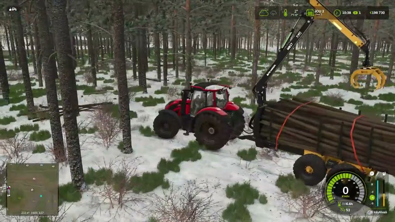 Talvi tullut ihan tupaan asti - Alliklepa - Farming Simulator 25