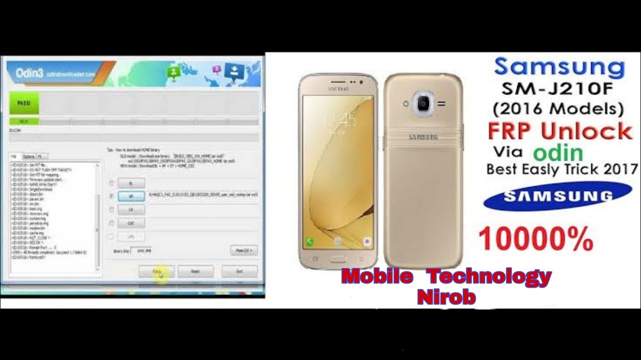 Samsung Sm-J210F Frp Bypass Odin File