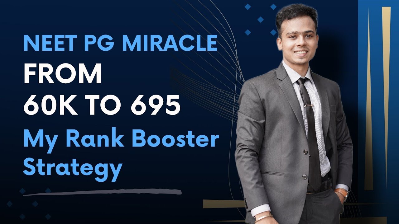 Revealing my Neet PG success strategy - From rank 60k to 695 || Dr Strong