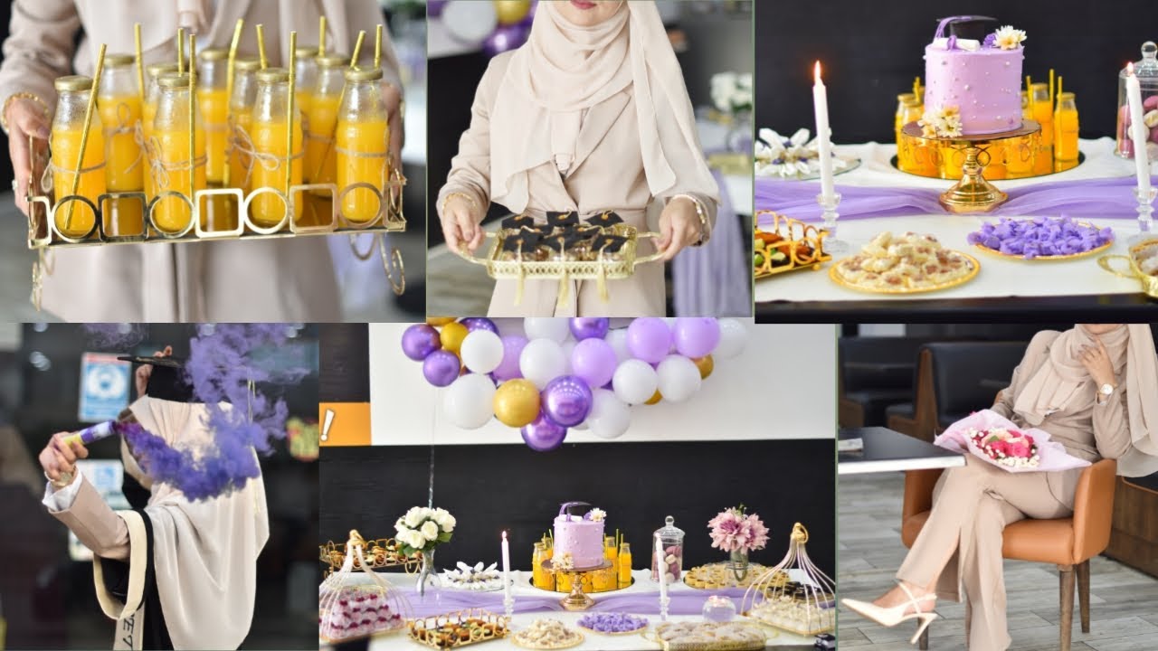 حفل تخرجي 🎓طاولة أنيقة للمانسبات و أفكار للتخرج و الخطوبة والمهيبة🌸واش لبست و الهدايا الي وصلتني