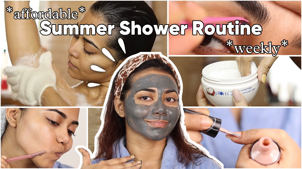 Relaxing Affordable Summer Shower 🚿 Routine….