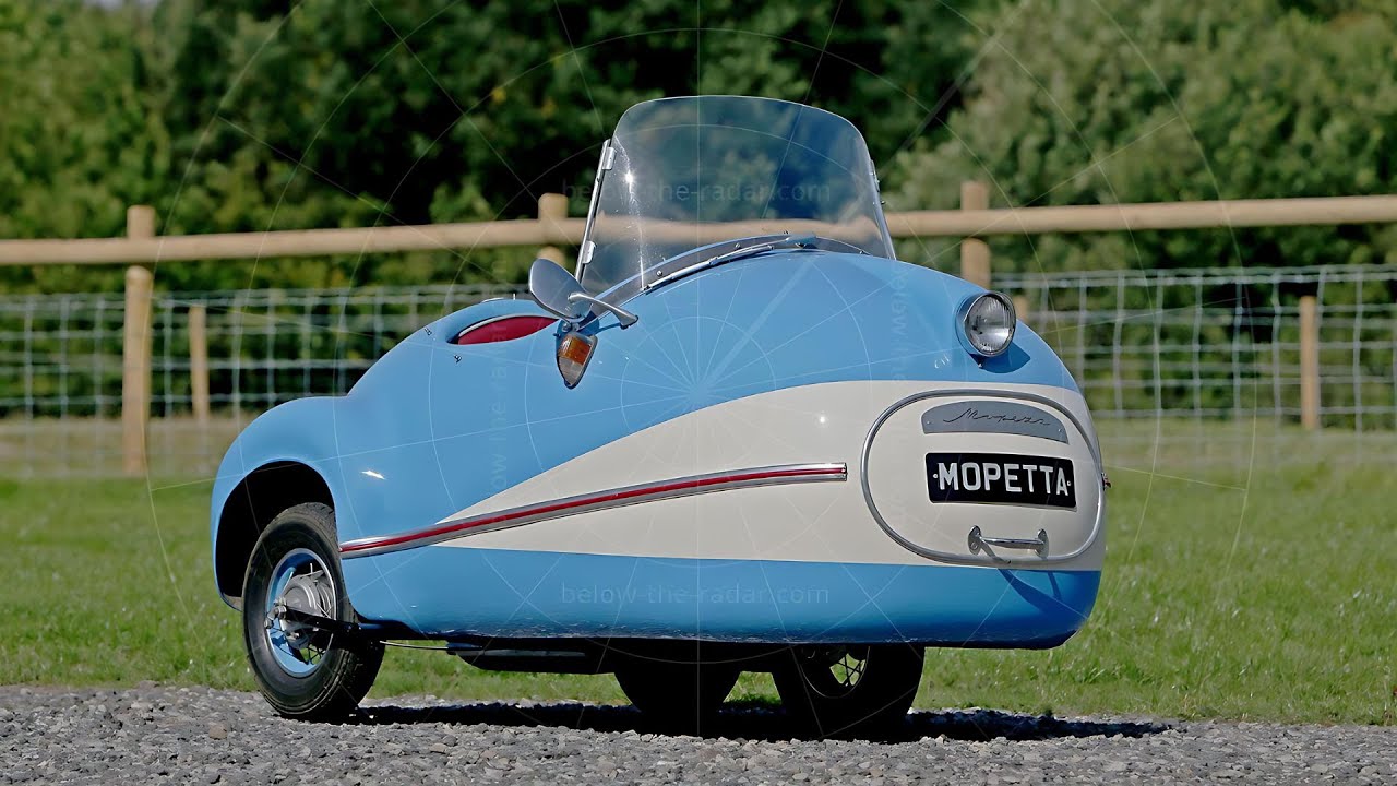 1958 Brütsch Mopetta 🇩🇪✨ – Germany’s Cutest Three-Wheeled Wonder!