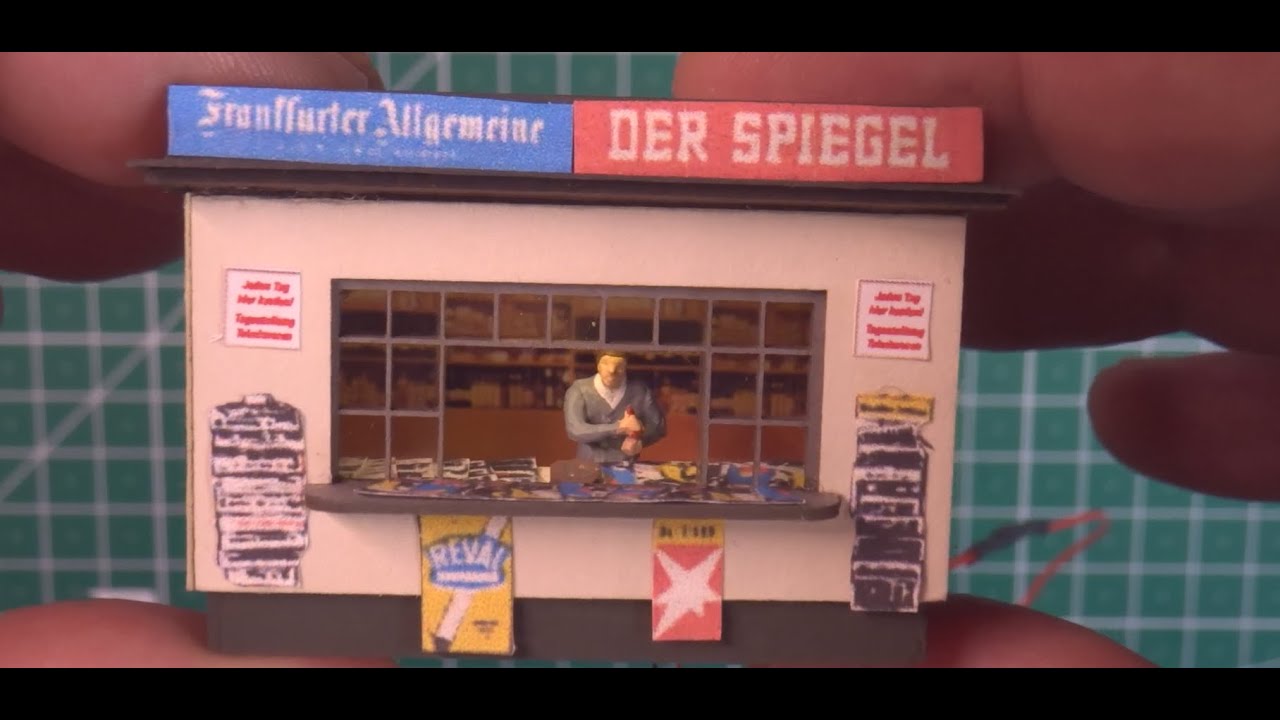 Teil 37  Gepimtes Bahnsteigkiosk: Axels Bastelstunde #1