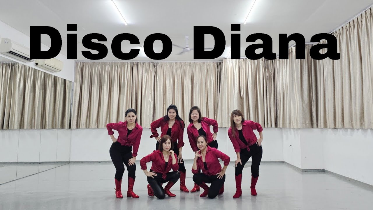 NEW DANCE (D'BLOSSOM)| Disco Diana | LINE DANCE| Improver | Heru Tian