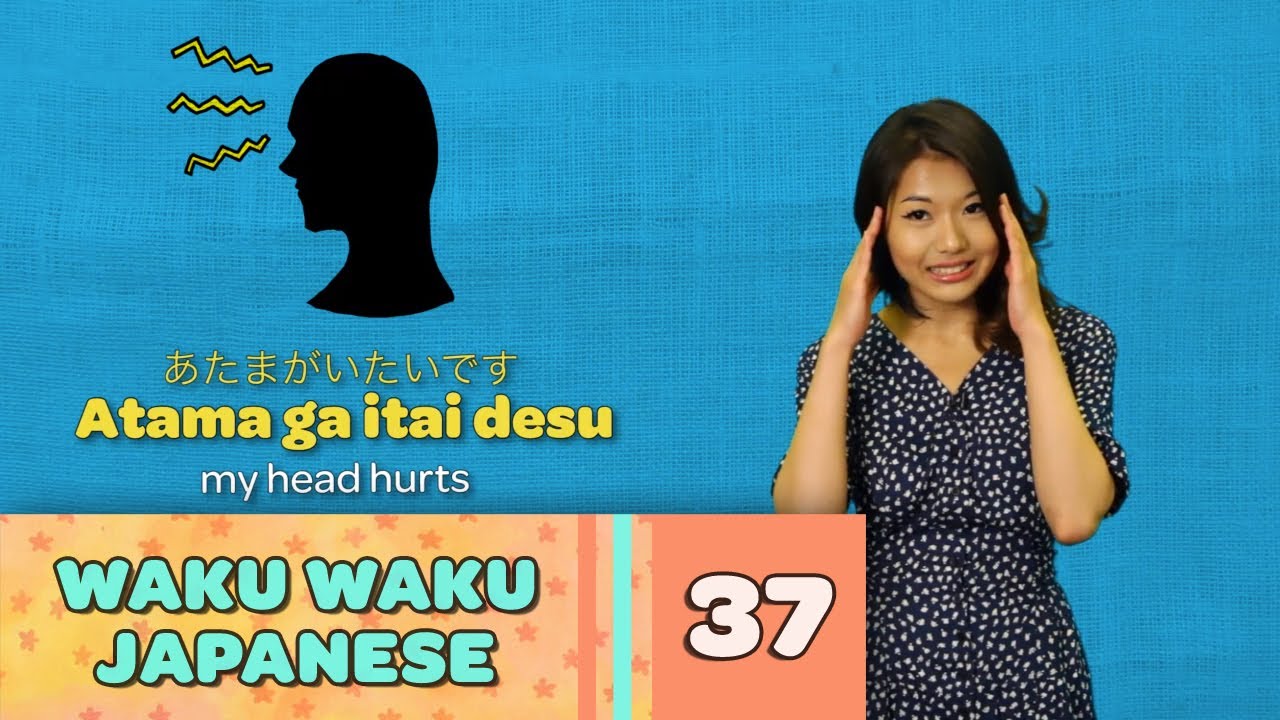 Waku Waku Japanese - Language Lesson 37: Feeling Sick