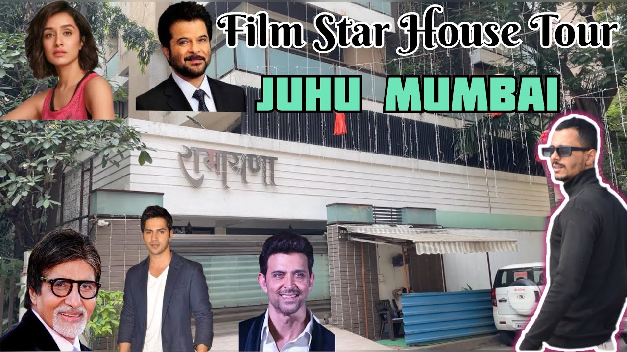Bollywood Film Star House 🏠 Tour | Juhu Amitabh Bachchan Jalsa | Anil Kapoor Shringar #bollywood