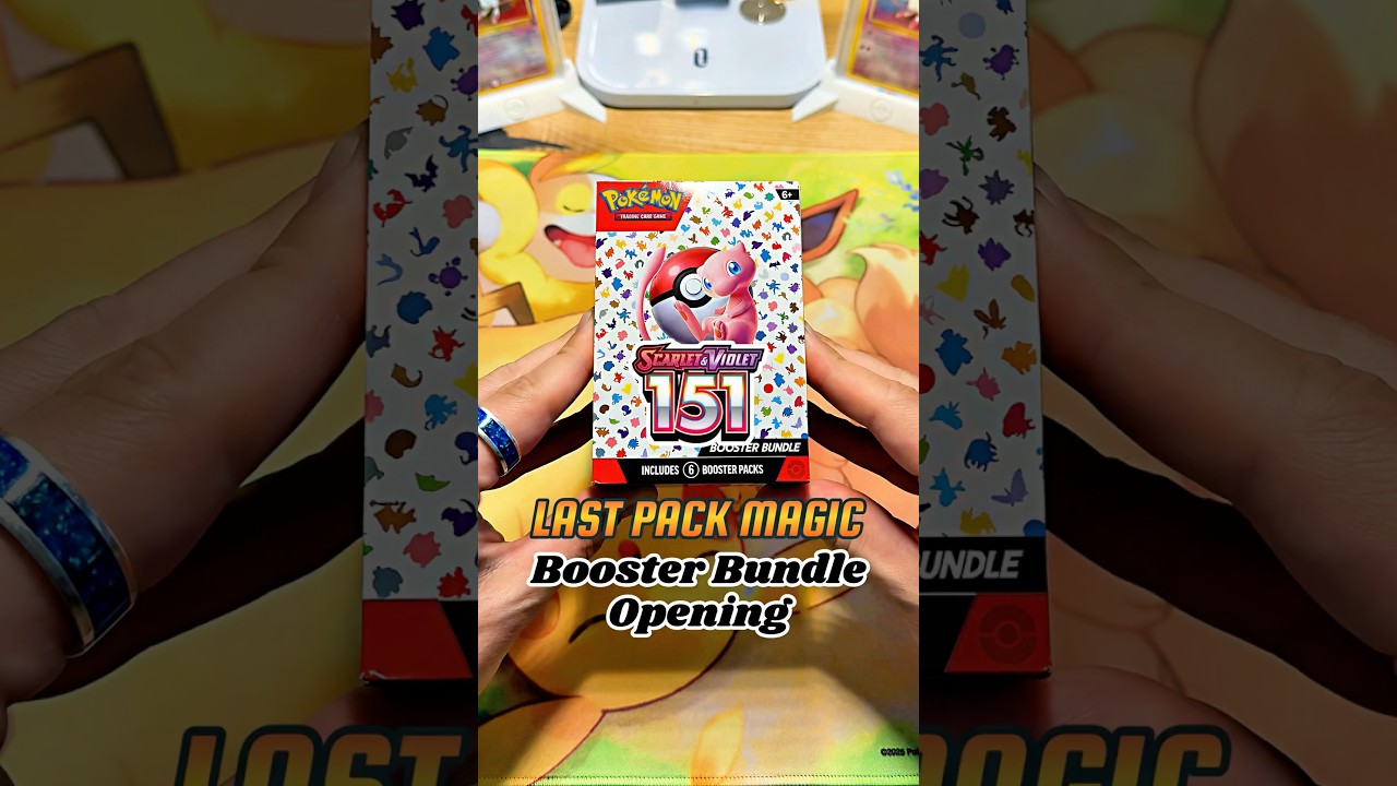 Pok&eacute;mon SV 151 Booster Bundle OPENING 🔥 LAST PACK MAGIC #pokemon #pokemoncards #pokemontcg #asmr