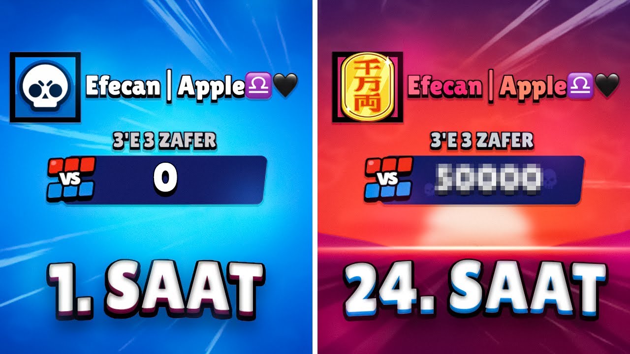 24 SAAT BOYUNCA EFECAN BIRAKTI! HERKESLE DÜŞMAN OLDU! PİŞMAN MI? - Brawl Stars