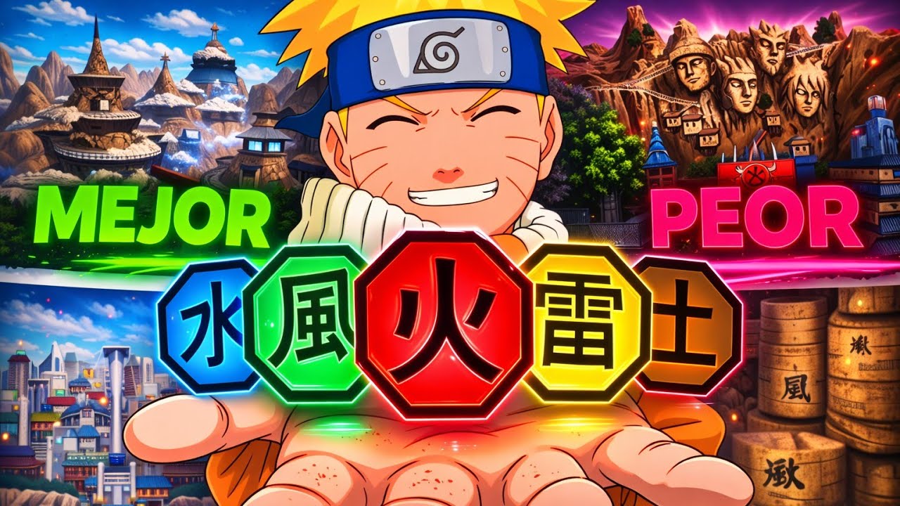 ¿Cuál es la MEJOR y la PEOR aldea para vivir en Naruto?