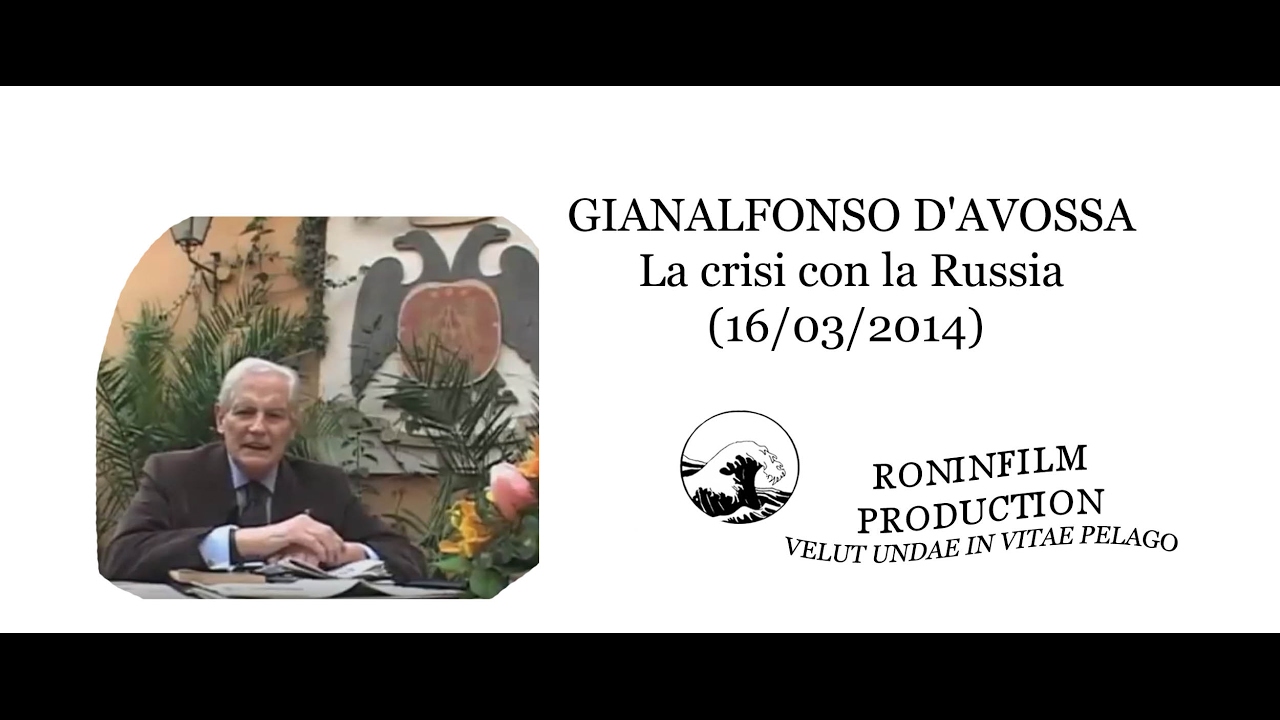 La crisi con la Russia - Generale Gianalfonso d'Avossa (16/03/2014)