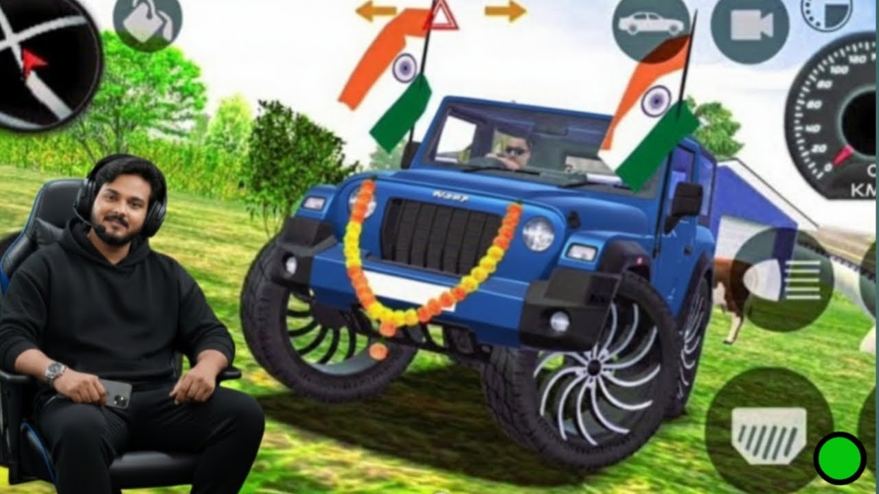 Rudra vlogs indian Modified THAR Game Live Off-Road King Accident #Verticallivefeed #shortsfeed 50