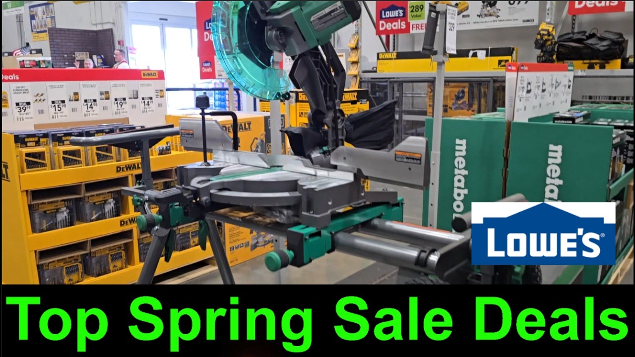 Najlepsze oferty wyprzedaży wiosennej w Lowes