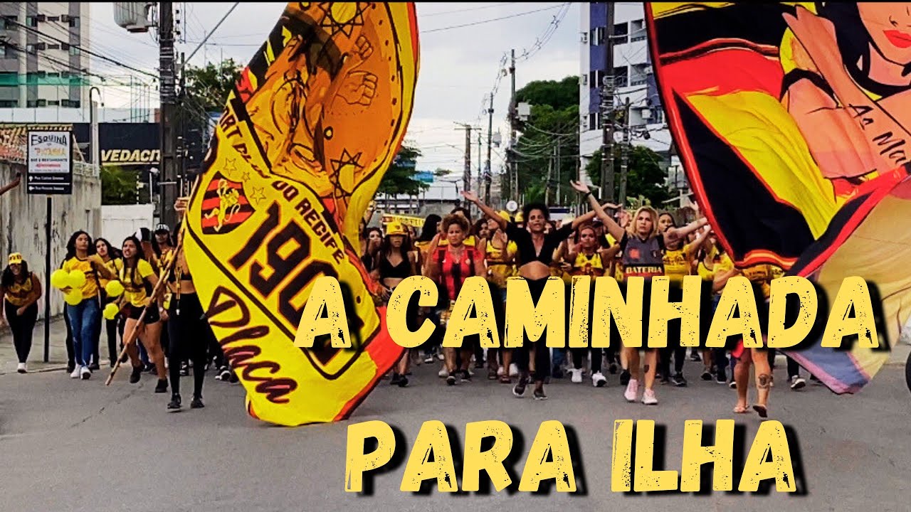 A CAMINHO DA ILHA DO RETIRO PARA O JOGO DO SPORT CONTRA O BOTAFOGO SP