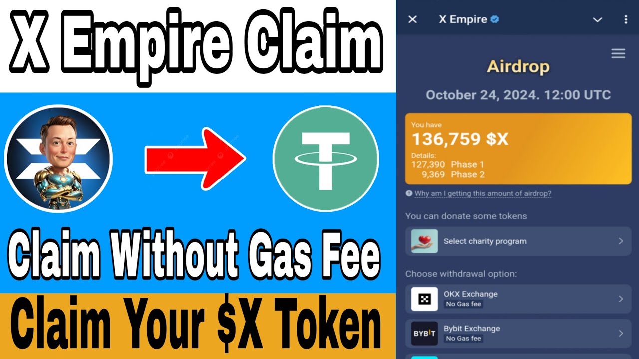 X Empire Withdrawal Process || X Empire Withdrawal Bitget || X Empire Token Withdrawal Hayat Tech