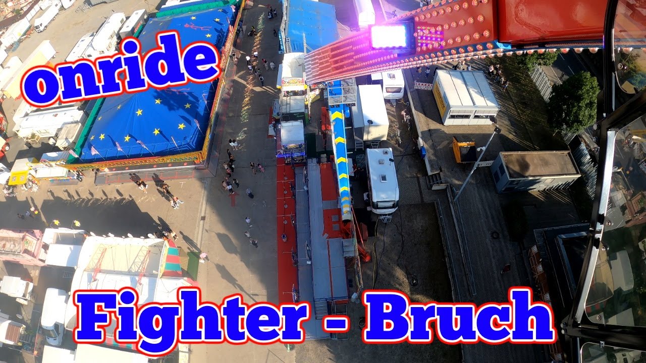 #Jorides: Fighter - Bruch - onride - Freizeitpark &Ouml;cher Bend Aachen/aken kirmes 2021
