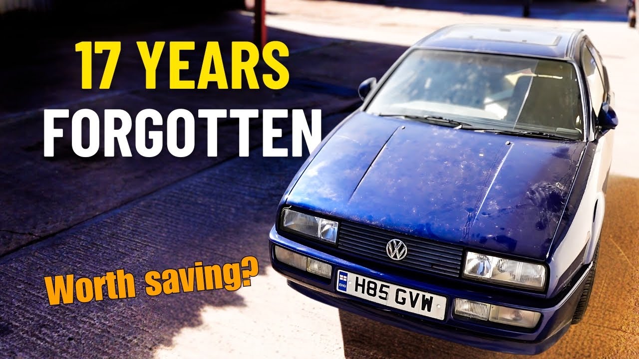 Я купил VW Corrado, который простоял без движения 17 лет!