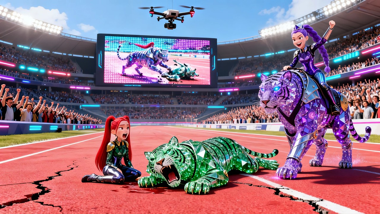 The Final Leopard Race Amethyst vs Ruby | RUMI’s Legendary Triumph 🔥