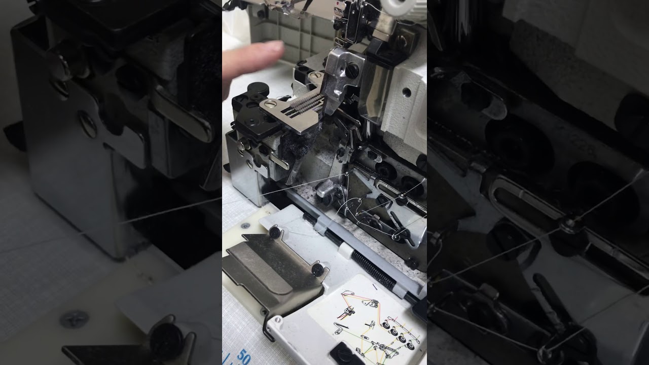 Juki overlok makinasına ip takmanın püf noktası