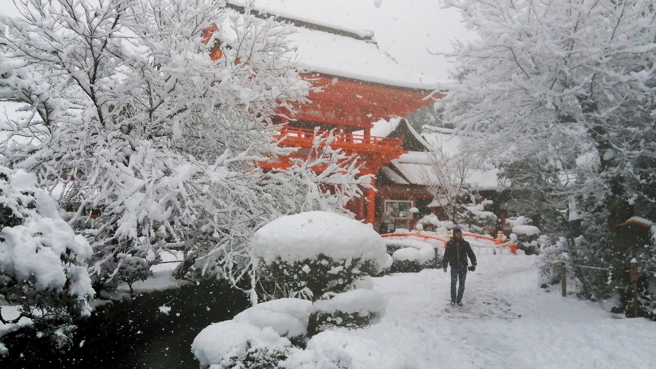 Kyoto Big Snow Day