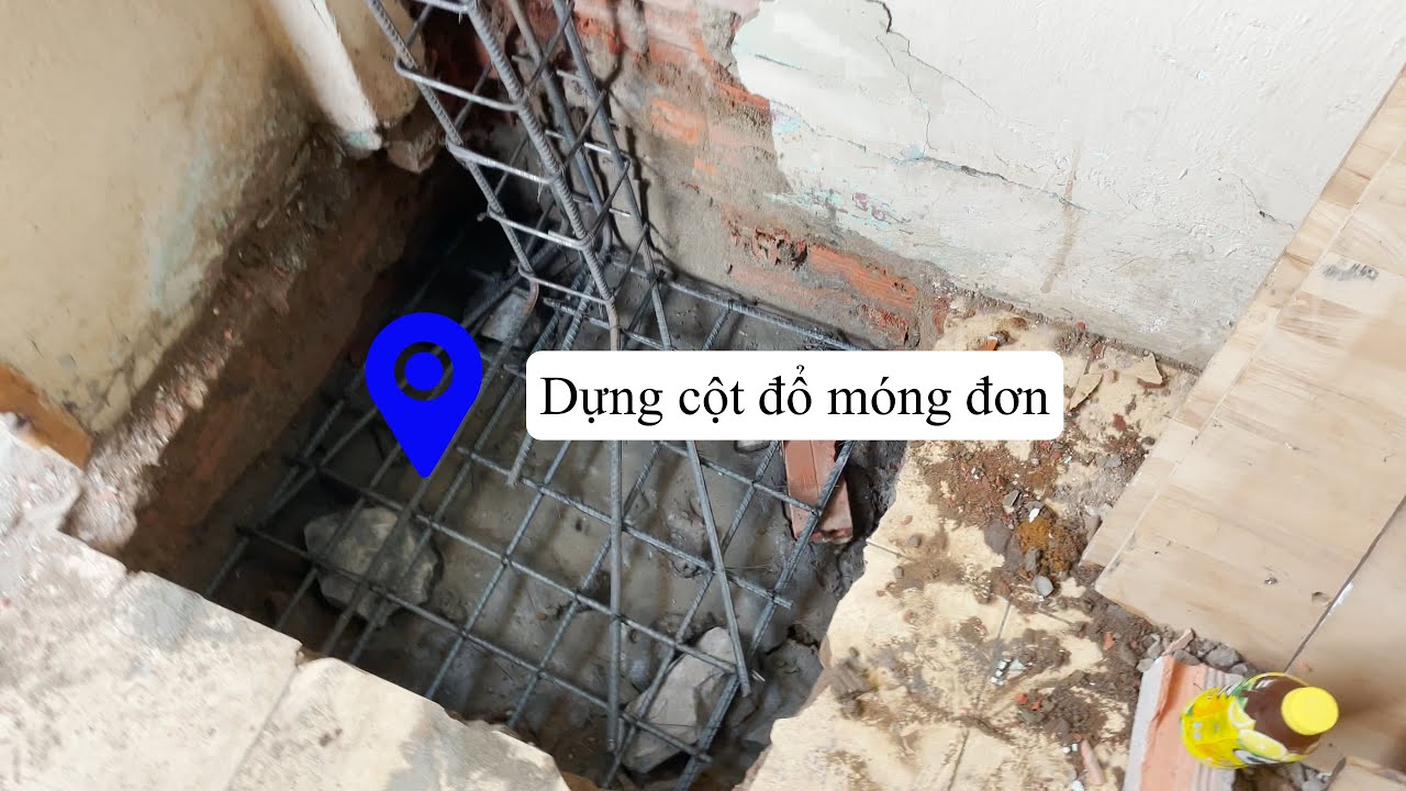 Phần 3: CẢI TẠO NÂNG CẤP NHÀ PHỐ TRỆT MỘT LẦU , KẾT CẤU MÓNG CỘT CHO SÀN ĐÚC GIẢ