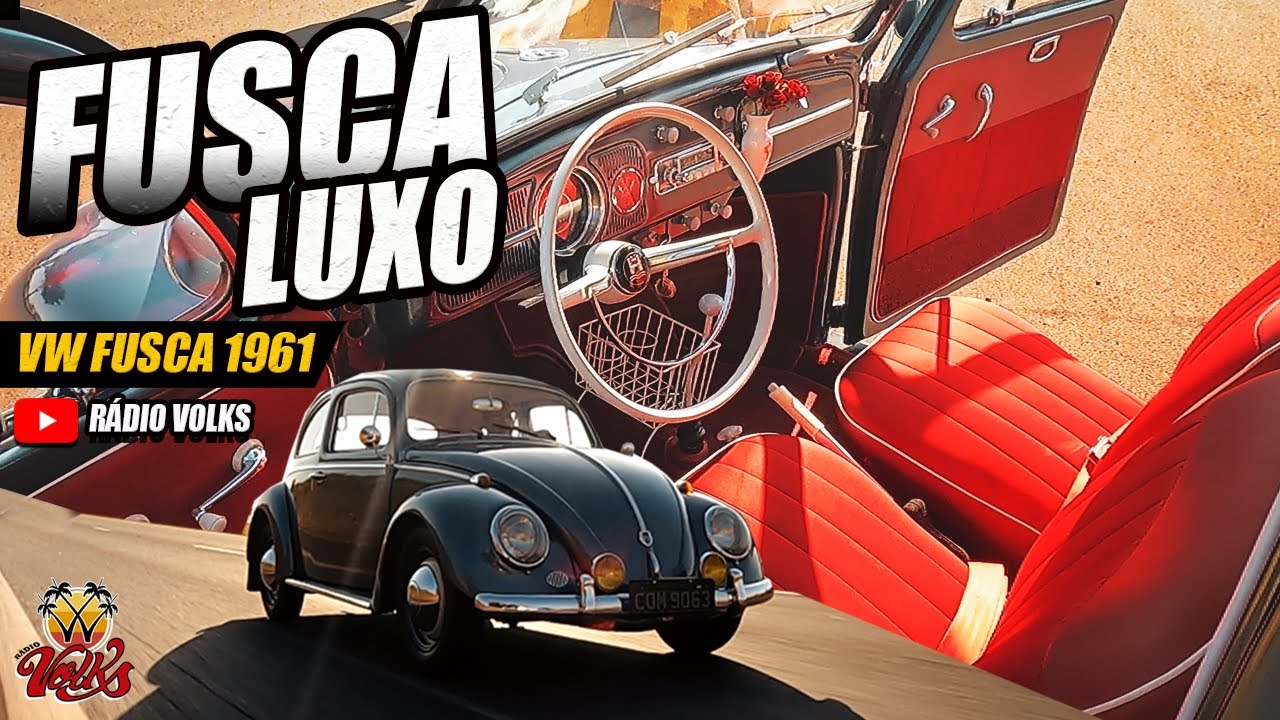 VW Fusca 1961, um luxo nos detalhes - Sintoniza ai Radio Volks