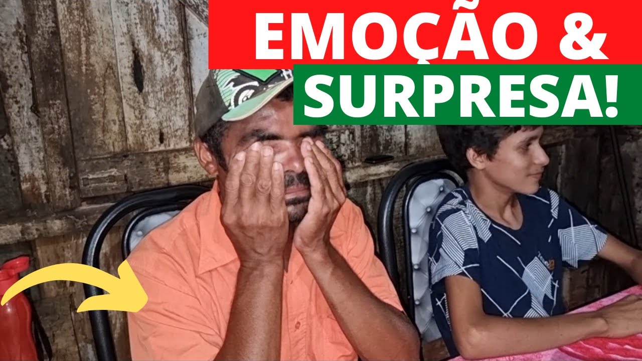 PAI DE 4 FILHOS! ELE SE EMOCIONA COM TANTOS PRESENTES RECEBIDOS