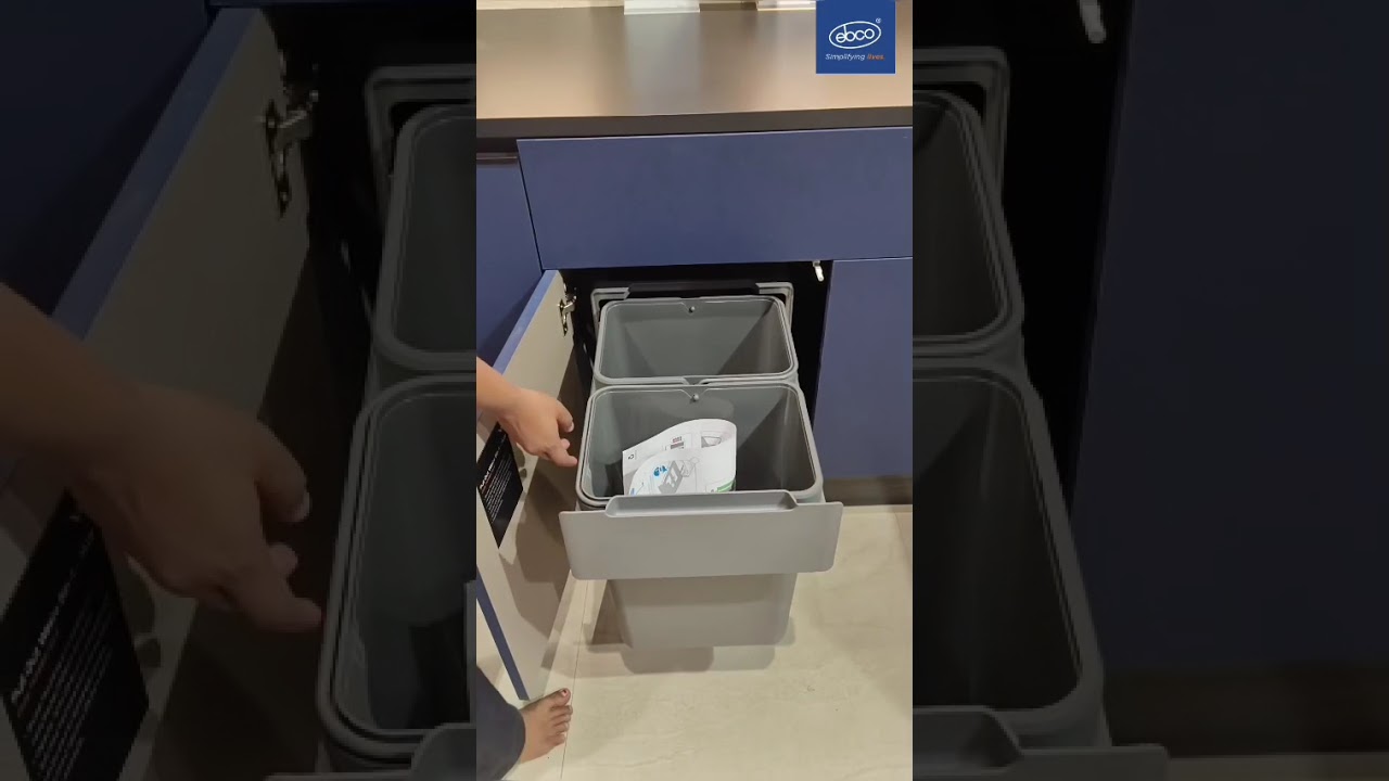 ebco pullout waste bin 