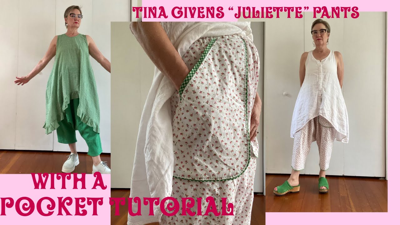 Мастер-класс по брюкам «Джульетта» от Тины Гивенс с гофрированным карманом