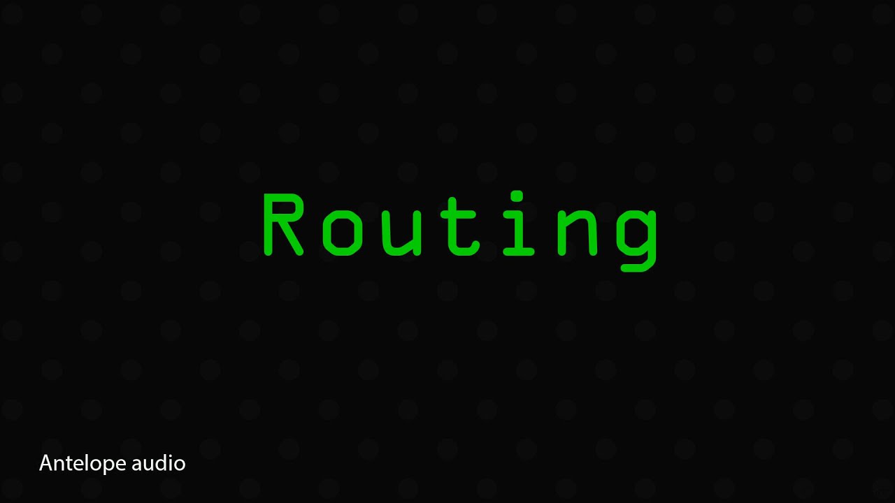 Antelope audio zen go routing - как записать сухой и обработанный сигнал