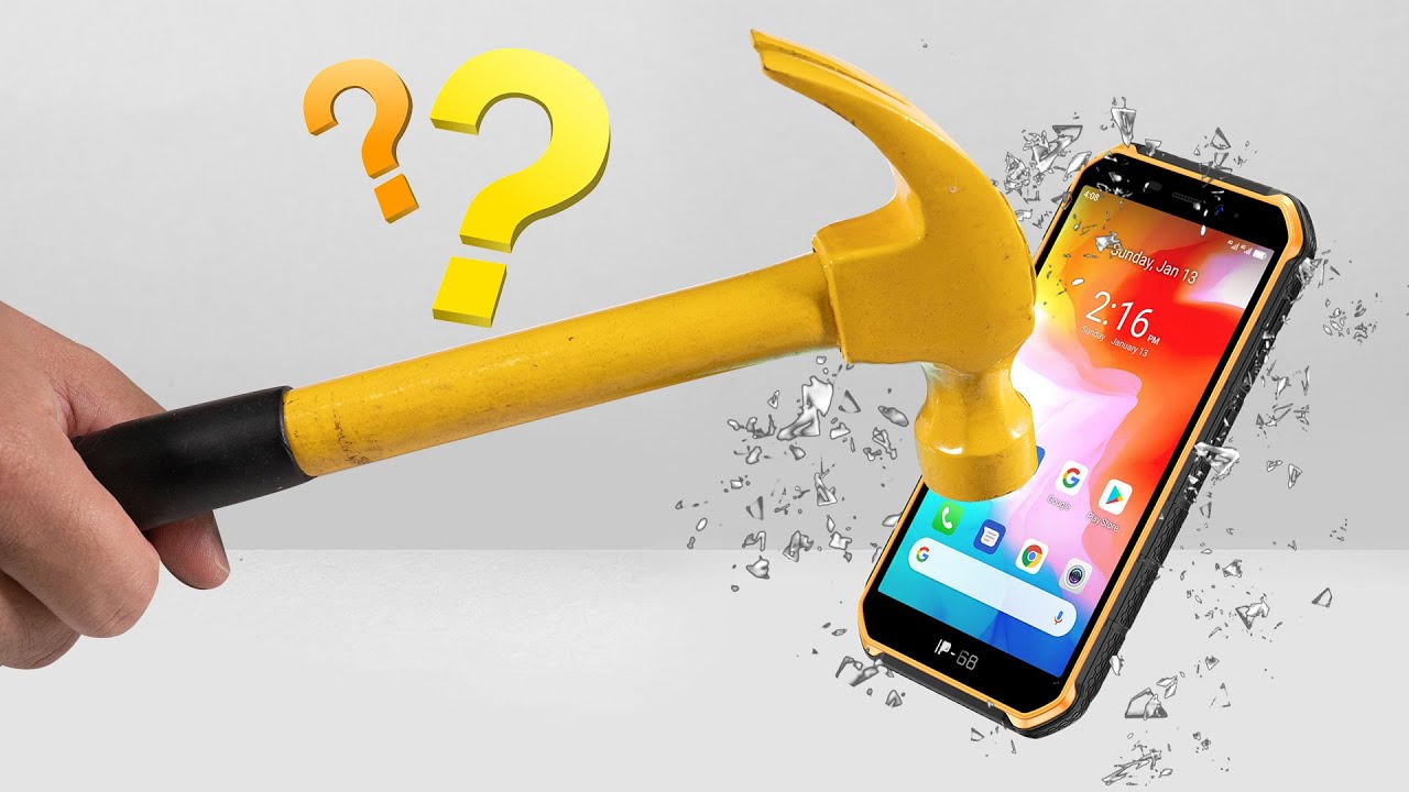 How Durable is the Ulefone Armor X7? Hammer & Knife Test!