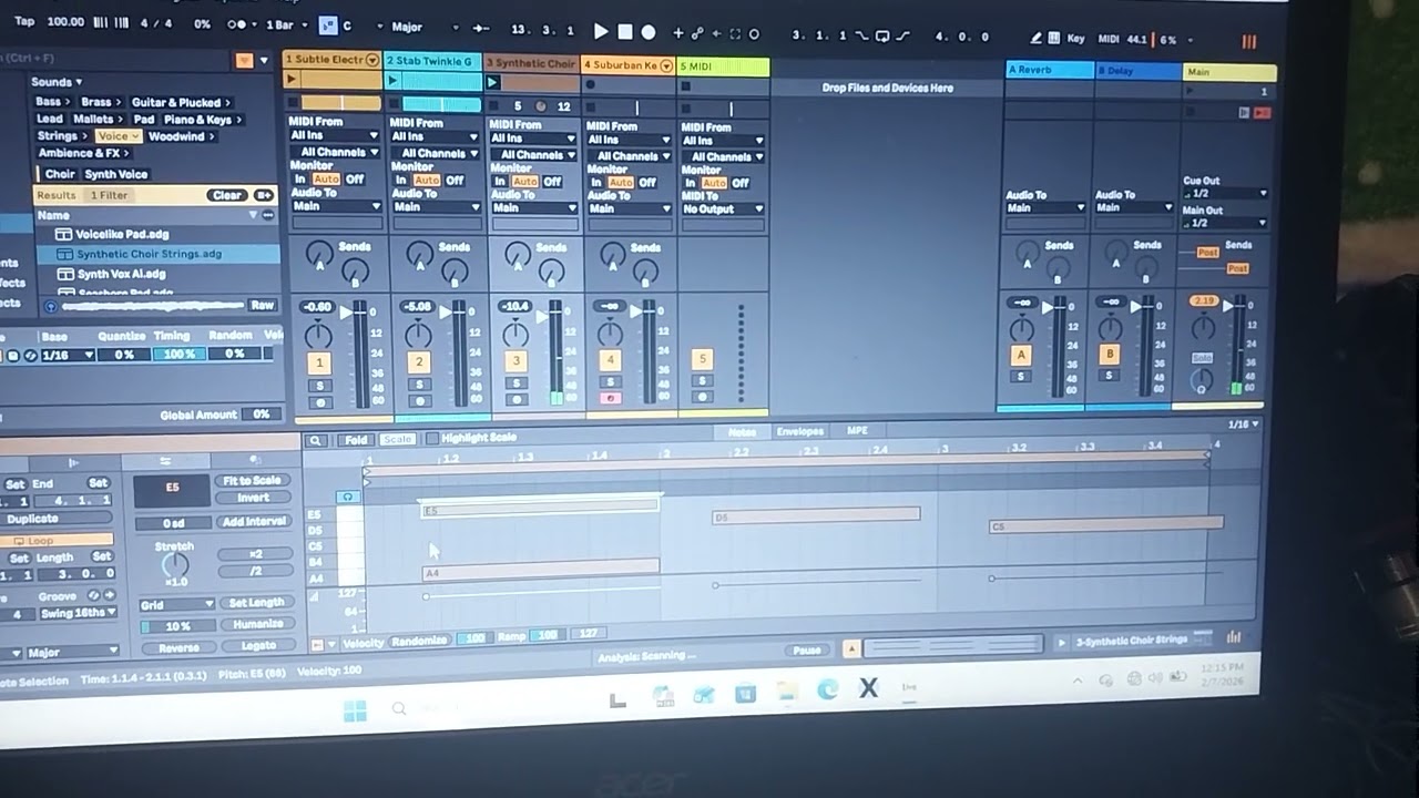 Como hacer una melodia sin piano 