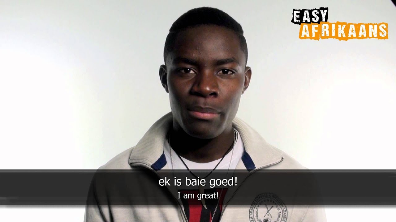 Easy Afrikaans Verbs - Wees: Ek is