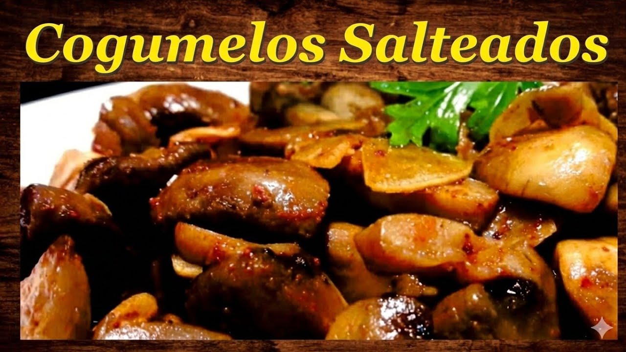 🍄‍🟫 COGUMELOS SALTEADOS Surpreenda os convidados com esta receita!