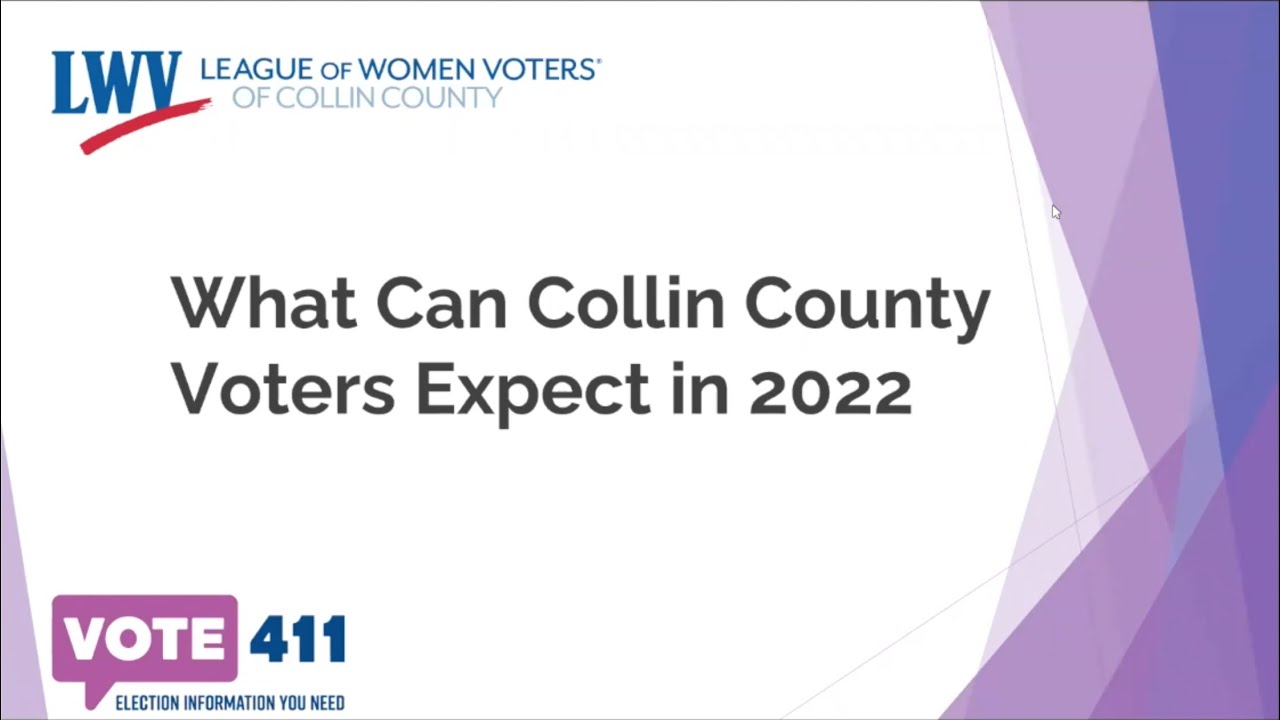 What Can Collin County Voters Expect in 2022